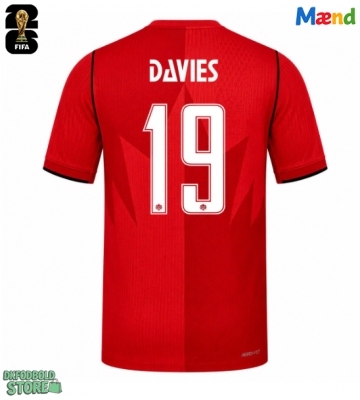 Canada Alphonso Davies #19 Replika Hjemmebanetrøje VM 2026 Kortærmet